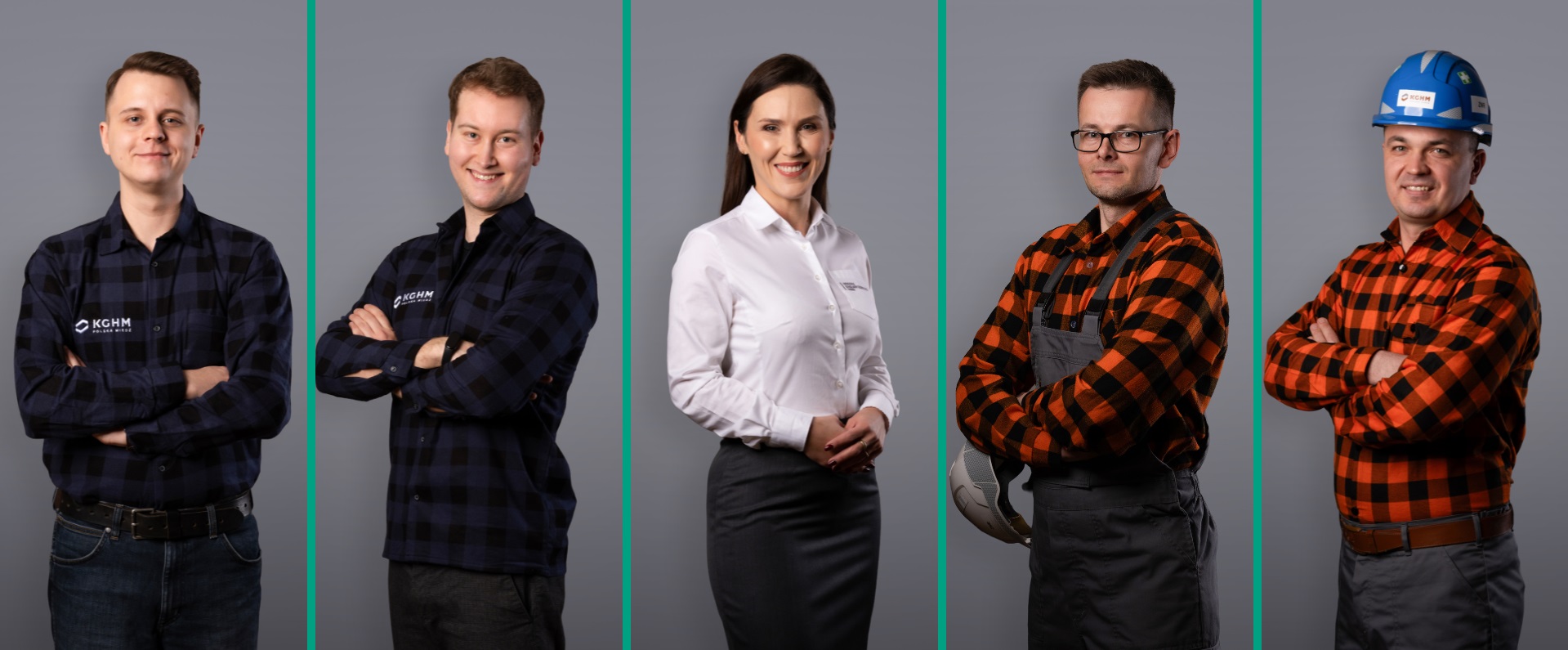 Pracownicy po praktykach w KGHM Polska Miedź