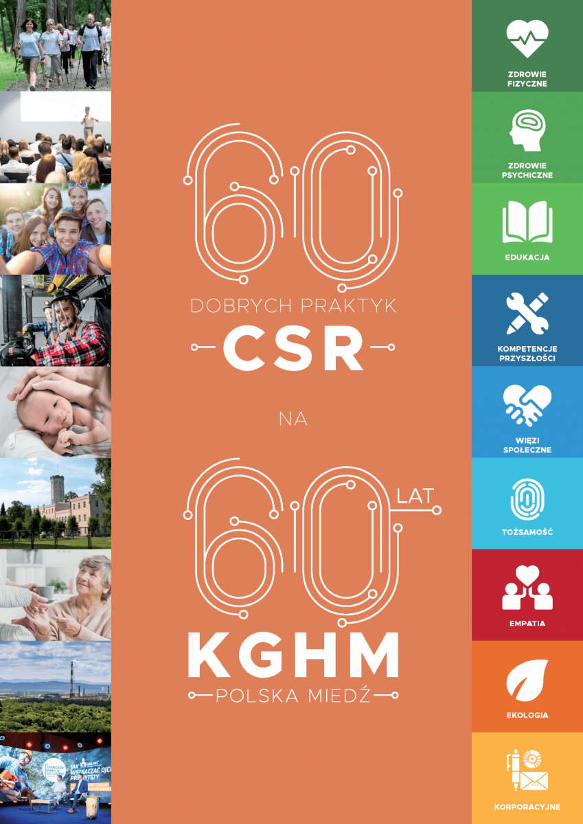60 dobrych praktyk CSR na 60 lat KGHM - okładka
